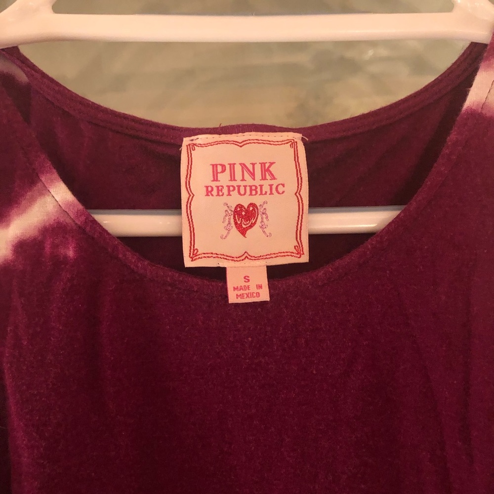 Pink Republic boho tie dye tank top - Picture 4 of 4